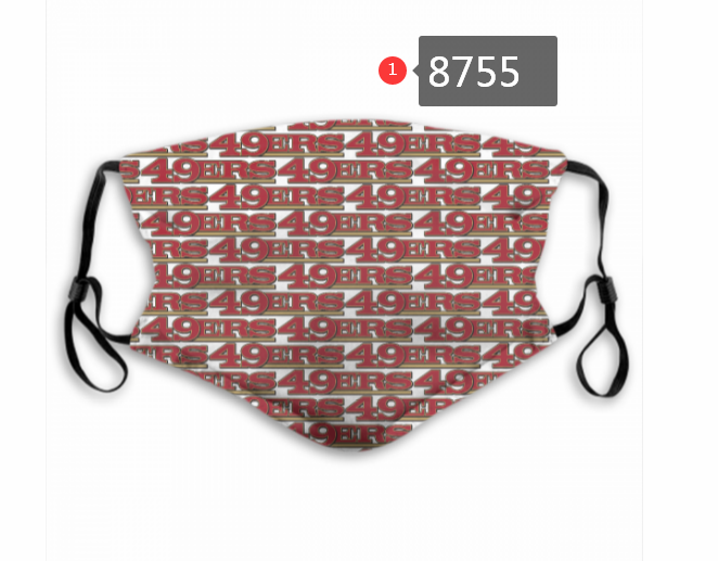2020 San Francisco 49ers98 Dust mask with filter